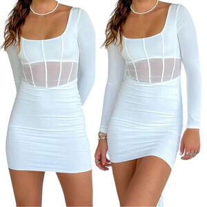 Princess Polly Eva Mini White Dress